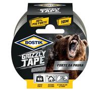 Bostik Cinta de tela Grizzly Tape, color negro, 10 m x 50 mm