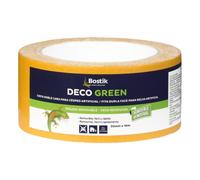 Bostik Deco Green Cinta Doble Cara para Césped Artificial - Pegado Removible, Fácil y Rápido, sin Herramientas, para Aplicaciones Decorativas en Terrazas, Balcones e Interiores, Rollo 5 cm x 10 m