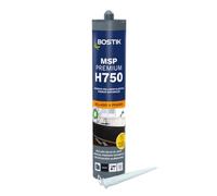 Bostik H750 SEAL'N'BOND PREMIUM, Adhesivo-Sellador Híbrido de Primera Calidad Piedras Naturales, Negro Cartucho 290 mL