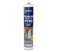 BOSTIK - Masilla Poliuretano P795 Premium - Blanco - Cartucho 300 ml | Masilla de Poliuretano Multiusos para Uso Profesional - Adhesivo y Sellador Elástico - Resistente al Agua