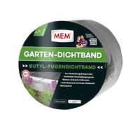 BOSTIK MEM - Cinta selladora para jardín, 10 m x 7,5 cm, butilo, sin disolventes y autoadhesiva, color gris