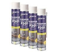BOSTIK P301 POLIESPUMA MULTIUSOS Beige con Cánula, Espuma de Poliuretano Multimaterial, Rendimiento Térmico, Resistencia a Tracción, Compresión y Cizallamiento, Resiste al Envejecimiento, Bote 750 ml