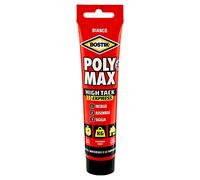 BOSTIK Poly Max High Tack Express pegamento de montaje y sellador universal súper fuerte, sellado instantáneo tubo 165g blanco