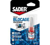 Bostik SA AT171821-171821 Adhesivo bloqueo Blister tornillo/tuerca 5 ml | Freno de red - Pegamento de sellado y sujeción - Extra fuerte para automóviles - Bicicleta - Material agrícola - Jardín