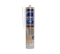 Bostik Sellador Acryl Parquet - Color Pino - Masilla Acrílica para Juntas de Parquet y Suelos Laminados - Secado Rápido - Fácil de Lijar - Compatible con Todos los Barnices - Cartucho 300 ml
