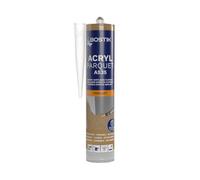 Bostik Sellador Acryl Parquet - Color Roble Claro - Masilla Acrílica para Juntas de Parquet y Suelos Laminados - Secado Rápido - Fácil de Lijar - Compatible con Todos los Barnices - Cartucho 300 ml