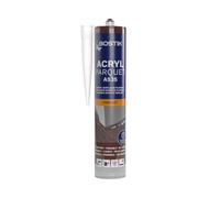 Bostik Sellador Acryl Parquet - Color Sapeli - Masilla Acrílica para Juntas de Parquet y Suelos Laminados - Secado Rápido - Fácil de Lijar - Compatible con Todos los Barnices - Cartucho 300 ml