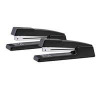 Bostitch Office Engrapadora de metal Executive de 20 hojas, color negro, paquete de 2 (B440-BLK-2PK)
