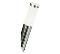 Boston Aplique exterior (8,5 W, 7,6 x 7,6 x 40 cm, Plata, IP44)