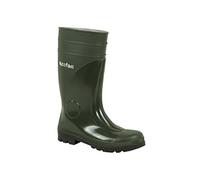 Bota de Agua | Color Verde | Seguridad S5 | Talla 36 | Fabricada en PVC | Puntera y Plantilla de Acero