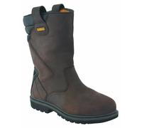 Bota de trabajo para hombre DEWALT, color marrón, modelo DWF-50071-121, talla 43 EU / 9 UK, línea Dewrigger