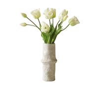 Botané Ramo artificial de tulipanes Triumph Blanco. 10 ud.