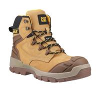 Botas de seguridad Caterpillar para hombre de cuero Striver, Amarillo, 41 EU