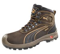 Botas de seguridad Puma SIERRA NEVADA MID, según la norma EN ISO 20345:2011, clase S3 WR HRO SRC, color marrón, talla 48