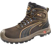 Botas de seguridad Puma SIERRA NEVADA MID, según la norma EN ISO 20345:2011, clase S3 WR HRO SRC, color marrón, talla 36