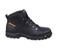 Botas De Trabajo De Cuero Para Hombre Caterpillar De Seguridad Negras