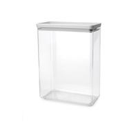 brabantia Tasty + Recipiente Cuadrado Apilable - Light Grey - 5,4 L brabantia