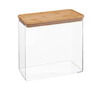 5five - caja rectangular "eske" con tapa de bambú 3l