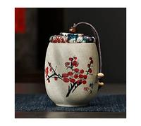 bote de te Mini lata de té cerámica gruesa estilo chino, 180ML