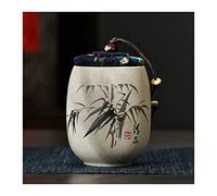 bote de te Mini lata de té cerámica gruesa estilo chino, 180ML