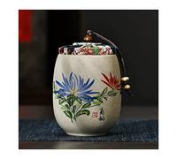 bote de te Mini lata de té cerámica gruesa estilo chino, 180ML