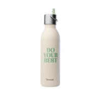 Bote Isotérmica con Tapa Qwetch Active Level Up Beige 600 ml