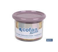Bote multiusos modelo albahaca rosa palo 1l 11x15cm venta unitaria