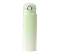 Botella De Agua De Acero - Botella Termo De 500 Ml | Taza Ligera Aislada Al Vacío | Frasco De Hidratación Portátil Con Apertura De Un Toque | Agua Carbonatada Segura, Fácil De Limpiar, Viajes Par