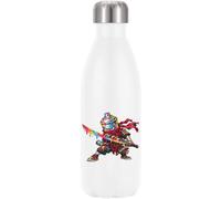 Botella de agua térmica con aislamiento al vacío de Ninja Warrior, color blanco