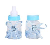 Botella de caramelo para Baby Girl Boy, 2 colores 50 piezas Caja de botellas de chocolate dulce para Baby Shower Party Favors Regalos Decoraciones(Azul)