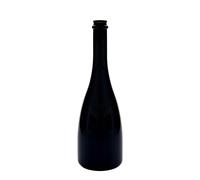 Botella de cerveza/espumoso 'Tosca' de 750 ml, vidrio, verde antiguo, boca: tapón corona