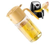 Botella de spray de de oliva - Pulverizador de vidrio transparente de 550 ml con anillos de sellado antifugas, cocción saludable, función de pulverización de niebla controlada, ideal para cui
