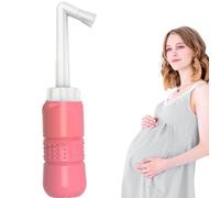 Botella de Spray Perineal Limpiador Perineal Femenino Posparto Recargable | Bidet Para Inodoro Ducha íntima baño cuidado femenino posparto mamá hogar exterior viaje camping higiene personal Rosa