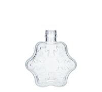 Botella de vidrio de 200 ml 'Copo de nieve', boca: PP 28