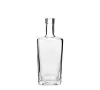 Botella de vidrio de 500 ml 'Noel', cuadrada, boca: corcho