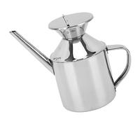 Botella Dispensadora de Aceite de Acero Inoxidable, Dispensador de Aceite de Oliva y Vinagre, Lata de Aceite, Contenedor de Aceite Multiusos, Accesorios de Cocina (con mango)