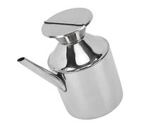 Botella Dispensadora de Aceite de Acero Inoxidable, Dispensador de Aceite de Oliva y Vinagre, Lata de Aceite, Contenedor de Aceite Multiusos, Accesorios de Cocina (Sin Mango)