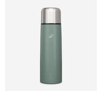 Botella isotérmica inox 1L con vaso para senderismo - verde ahumado Talla única
