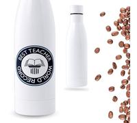 Botella para Profesores | Regalo Original | Botella de agua acero inoxidable térmica personalizada | Libre de BPA y reutilizable | Regalo Fin de Curso (Best teacher, 700 ML)