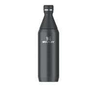 Stanley 1913 Botella de agua All Day Slim – Acero inox 0,6 L, Fría 6h/Helada 11h, Negro