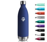 Botella Termica 1L, Doble Pared, Reutilizable, Termo Agua Acero Inoxidable sin BPA, Botella Agua Termica a Prueba de Fugas para Oficina, Escuela, Gimnasio, Senderismo, Adultos, Viajes y Uso Diario