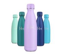 Botella Termica 500ml, Cantimplora Acero Inoxidable sin BPA, Garrafa Termica Reutilizable, Botella Termo con Doble Pared, Termo Agua a Prueba de Fugas para Oficina, Colegio, Senderismo, Gimnasio