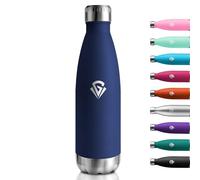 Botella Termica 750ml, Doble Pared, Reutilizable, Termo Agua Acero Inoxidable sin BPA, Botella Agua Termica a Prueba de Fugas para Oficina, Escuela, Gimnasio, Senderismo, Adultos, Viajes y Uso Diario