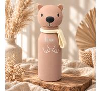 Botella térmica infantil personalizada 400 ml – Capibara – Con nombre