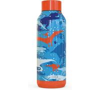 Botella térmica Quokka Kids, Dinosaurios 510ml, mantiene frío y calor, para todo tipo de bebidas, niños infantil, acero inoxidable