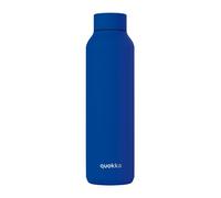 Botella térmica Quokka Solid Ultramarine de acero inoxidable 850 ml - Gran capacidad, doble pared al vacío, 15 h fría, boca ancha, tapa antigoteo, idea de regalo