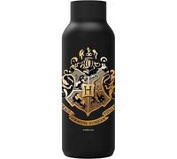 BOTELLA TERMO ACERO INOXIDABLE SOLID JET BLACK HARRY POTTER HOGWARTS 510 ML - QUOKKA - Botella de Aluminio - Harry Potter