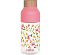 BOTELLA TRITAN 570 ML ICE PINK FLOWERS ROSA QUOKKA BOTELLA TRITAN