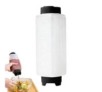 Botellas De Pico Verdor Para Salsas,Válvula Grande Contenedor Vacío Impermeable | Dispensador De Condimentos Para Botellas Flexibles,Para Miel, Vinagreta, Barbacoa, Artesanía Y