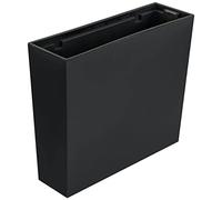 botle Jardinera para Plantas Macetero para balcón, 58 x 18 x 50 cm, Color Antracita Liso Maceta con Inserto macetero Resistente Interiores y Exteriores
